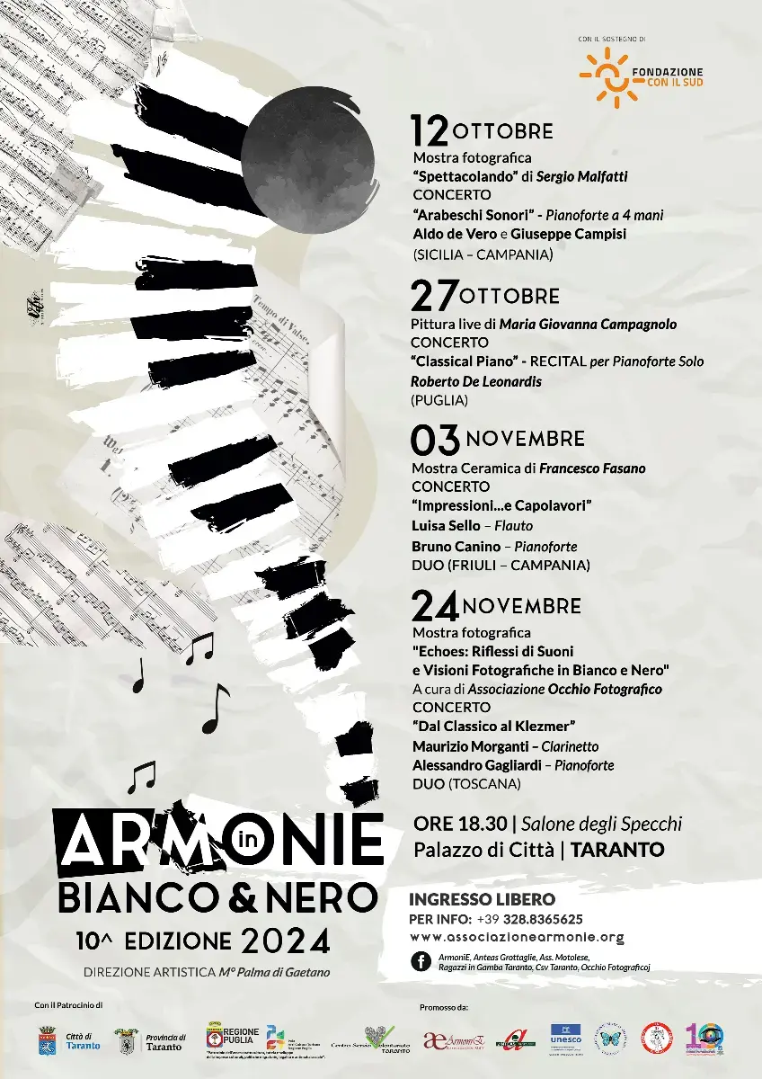 ArmoniE in Bianco & Nero 2024 - 10^ Edizione